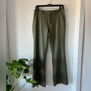 Banana Republic Women's Olive Boot Cut Pants